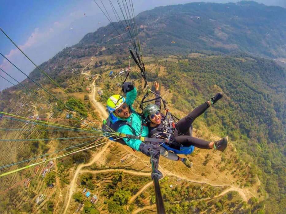 Paragliding in Nepal