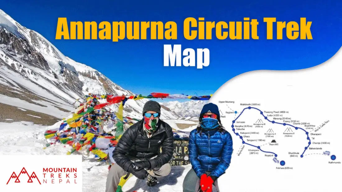 Annapurna Circuit Trek Map